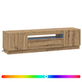 LED TV Cabinet Artisan Oak Engineered Wood 897794