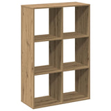 Room Divider Bookcase Artisan Oak 69.5x29x103.5 cm Engineered Wood 858020