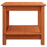 Coffee Table Wax brown 50 x 50 x 45 cm Solid pine wood 858232
