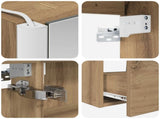 Bathroom Furniture Set 5 pcs Artisan Oak 3406854