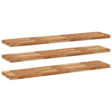 Floating Shelves 3 pcs 160x30x4 cm Oil Finished Solid Wood Acacia 3279629
