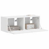 TV Wall Cabinet 2 pcs White 39 x 31 x 29.5 cm Engineered Wood 892170
