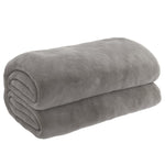 Weighted Blanket with Cover Grey 137x200 cm Single 10 kg Fabric 3154886