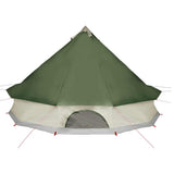 Family Tent Tipi 10-Person Green Waterproof 94594
