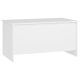 Coffee Table White 102x55.5x52.5 cm Engineered Wood 809665