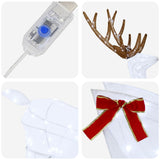 Reindeer Pull Sleigh LOVIISA 200 LEDs Cold White 42049665