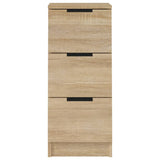 Sideboard Sonoma Oak 30x30x70 cm Engineered Wood 811157