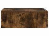 Wall-Mounted Side Table Smoked Oak 87.5 x 34.5 x 17 cm 898840