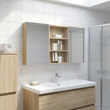 Bathroom Cabinet Set 3 pcs 120 x 10.5 x 60.5 cm Engineered wood 3403730