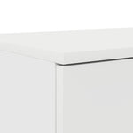 ZNTS Bed Drawers White 200x36,5x16,5 cm Engineered Wood 866915