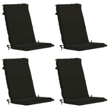 High Back Chair Cushion GEMERT 4 pcs 100% Polyester Black 945907