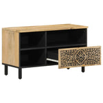 TV Cabinet 80x33x46 cm Solid Wood Mango 358229