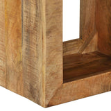 ZNTS Stool 40x30x40 cm Solid Wood Mango 337838