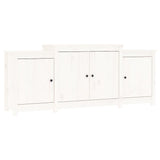 Sideboard White 164x37x68 cm Solid Wood Pine 821493