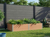 Garden Raised Bed Brown 200 x 100 x 54 cm 42039006