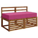 Seat Cushion SOEST 100% Polyester Pink 120 x 80 x 15 cm 944319