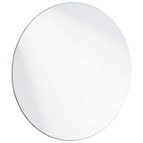 Wall Mirror Round 70 cm Tempered Glass 42023016