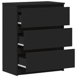 Sideboard Black 60x35x76 cm Engineered Wood 801383