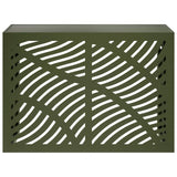 Air Conditioner Cover Olive Green 100 x 50 x 70 cm Steel 8014104
