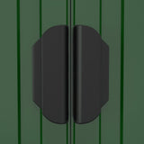 Garden Shed Green 192x523x223 cm Galvanised Steel 3147431