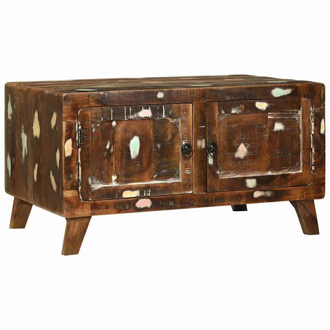 Coffee Table Multicolour 80 x 54 x 45 cm Solid reclaimed wood 4104537