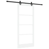 Sliding Door ORKDAL White and Black 93 x 211 cm 3332206
