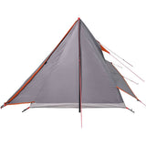 Camping Tent 2-Person Grey and Orange Waterproof 94531