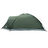 Cabin Tent with Roof Army green 8-Person Polyester and Steel 42028590