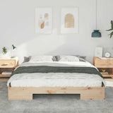 Bed Frame Brown 200 x 200 cm 873016