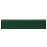 47032 Garden Shed Green 257x779x181 cm Galvanised steel