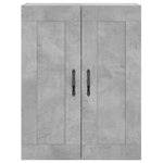 Highboard Concrete Grey 69.5x34x180 cm Engineered Wood 3199845