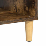 Coffee Table Smoked Oak 102 x 55 x 35 cm Engineered Wood 876193
