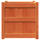 Garden Planters 2 pcs Wax Brown Solid Wood Pine 837419