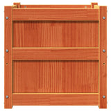 Garden Planters 2 pcs Wax Brown Solid Wood Pine 837419