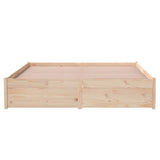 Bed Frame without Mattress Solid Wood 140x200 cm 814949