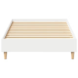 Bed Frame White 80 x 200 cm Engineered Wood 8009059