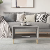 Coffee Table Grey Sonoma 60x50x40 cm Engineered Wood 817520