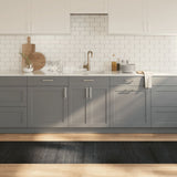 Rug Rectangular Grey 70x500 cm Bamboo 376766