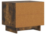 Bedside Cabinet 2 pcs Smoked Oak 43 x 34.5 x 50 cm 893886