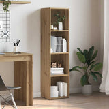 Book Cabinet Artisan Oak 36x30x143 cm Engineered Wood 855777