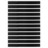 Screw-on Door Brush Seals 12 pcs Black 100 cm Aluminium Alloy 42019604