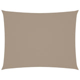 Sunshade Sail Oxford Fabric Rectangular 4x6 m Taupe 135437
