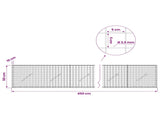 Gabion with 3.5 mm Wire and 5x5 cm Mesh 450x10x50 cm 3462027
