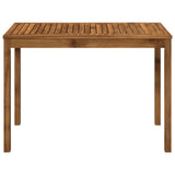 Garden Dinner Table Natural 108.5 x 55 x 75 cm 901249