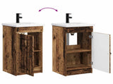 Bathroom Vanity with Sink Old Wood 42 x 40 x 84.5 cm 890032