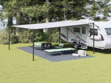 Tent Carpet Folding Blue and Grey 600 x 300 cm Polyethylene 42000179