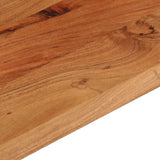 Table Top 120x20x2.5 cm Rectangular Solid Wood Acacia 370886