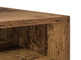 Bedside Table 2 pcs Old Wood 40 x 40 x 50 cm Engineered Wood 881813