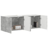 TV Wall Cabinet 2 pcs Concrete Grey 59.5 x 31 x 40 cm 892336