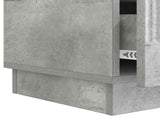 TV Cabinet Concrete Grey 147 x 34.5 x 27 cm Engineered Wood 895398